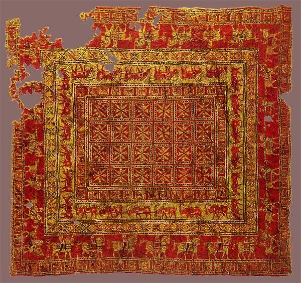 Het oudste Perzisch tapijt ter wereld is gevonden in Altai